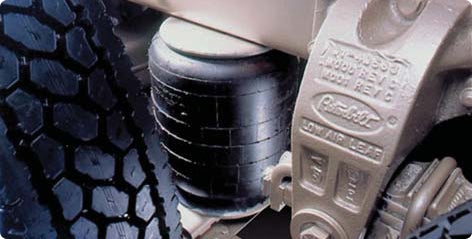 A recently installed Reverse Sleeve Air Bag